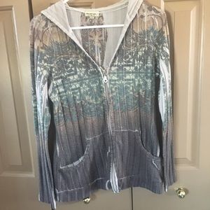 One world, Zip up hoodie